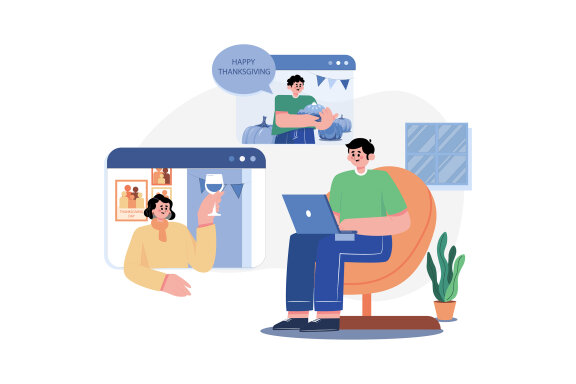 M517_ Thanksgiving Day Illustration Pack