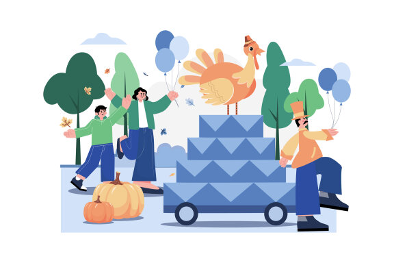 M517_ Thanksgiving Day Illustration Pack