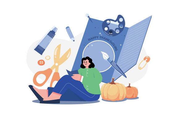 M517_ Thanksgiving Day Illustration Pack