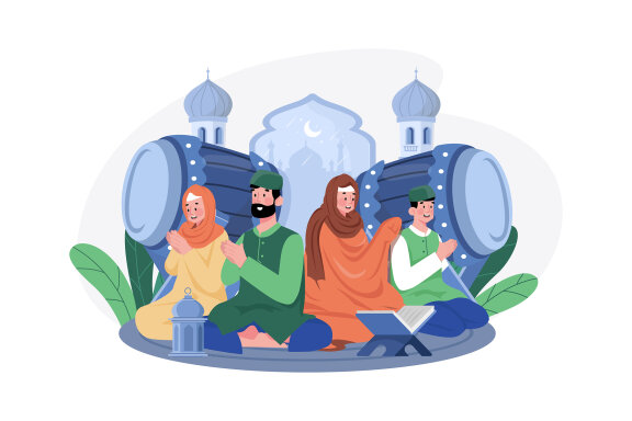M514_Eid Mubarak Illustration Pack