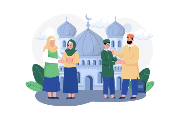 M514_Eid Mubarak Illustration Pack