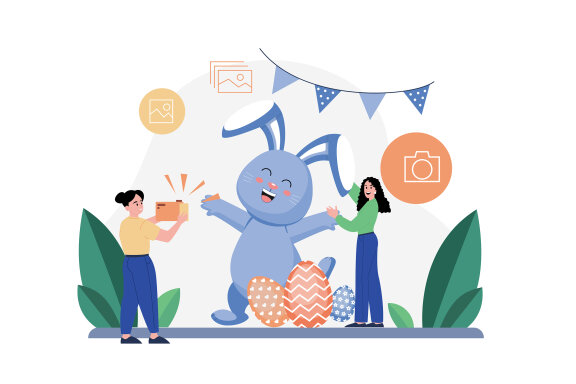 M513_ Easter Day Illustration Pack