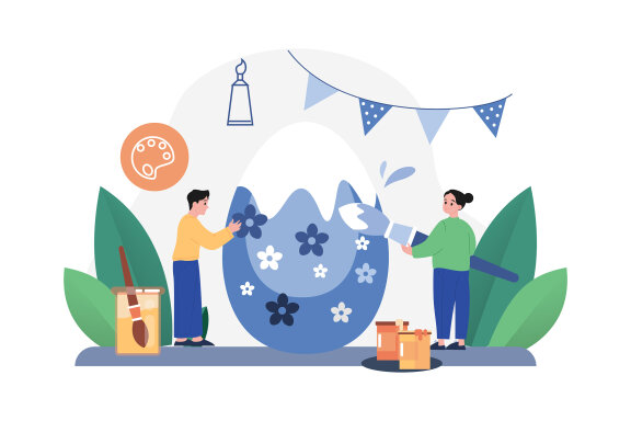 M513_ Easter Day Illustration Pack