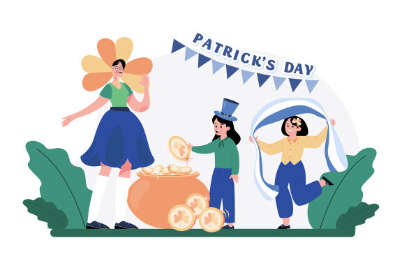 M512_St. Patrick’s Day Illustration Pack