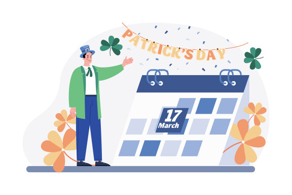 M512_St. Patrick’s Day Illustration Pack