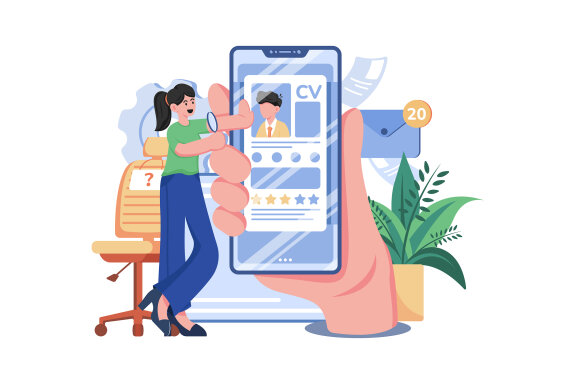 M502_Interview & Hiring Illustration Pack