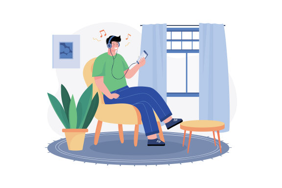 M496_Daily Lifestyle Illustration Pack