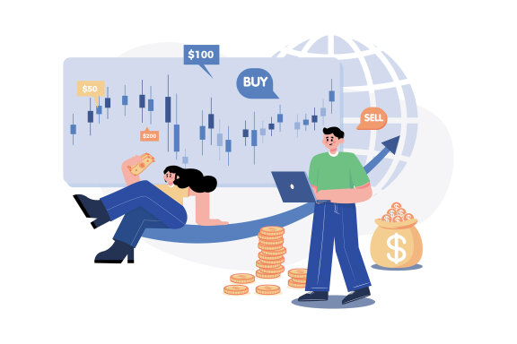 M493_Stock Market Illustration Pack