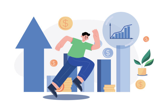M493_Stock Market Illustration Pack