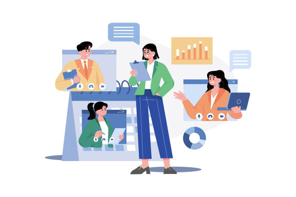 M485_Business Activities Illustrations