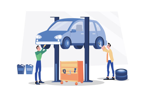 M484_Auto Service Illustrations