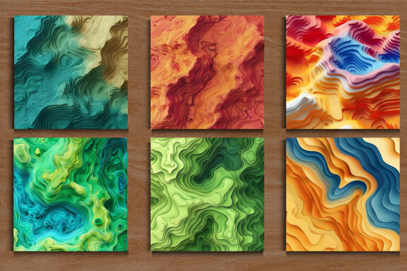 Free 3D Topographic Map Backgrounds