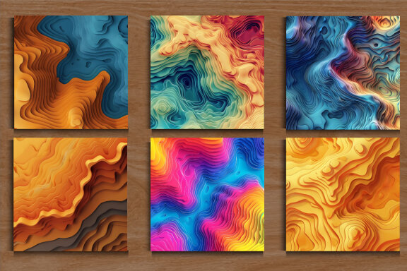 Free 3D Topographic Map Backgrounds