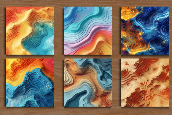 Free 3D Topographic Map Backgrounds
