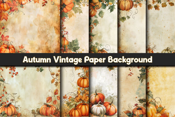 Autumn Vintage Background