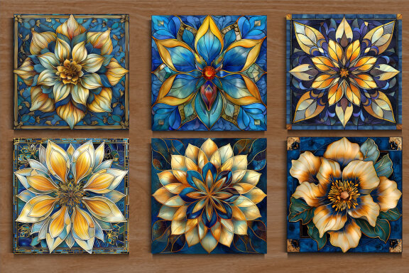 Beautiful Mandala Flower Background