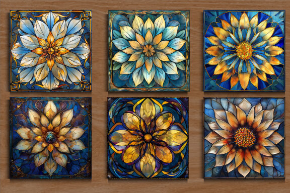 Beautiful Mandala Flower Background
