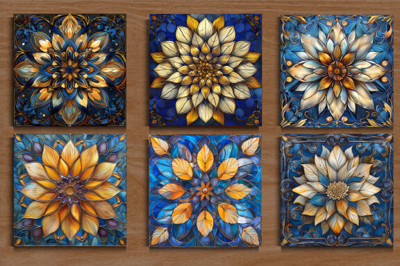 Beautiful Mandala Flower Background