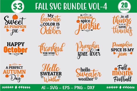 Fall SVG Bundle