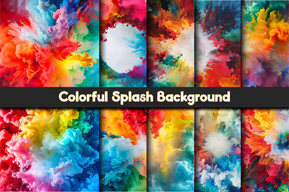 Colorful Splash Background