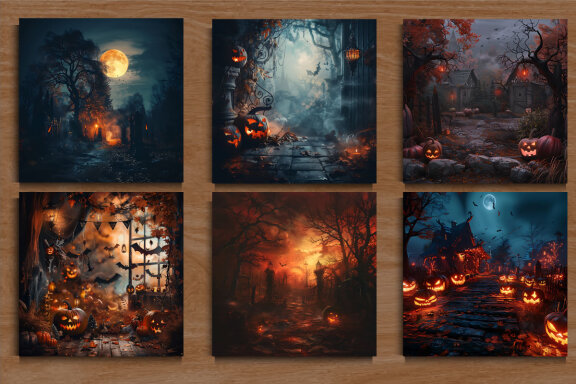 Creepy Halloween Background