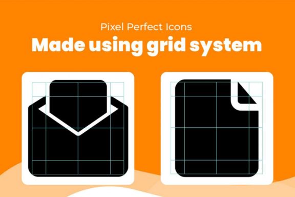 Business icon set (Solid)