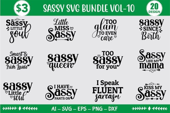 Sassy SVG Bundle