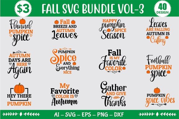 Fall SVG Bundle 