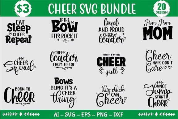 Cheer SVG Bundle