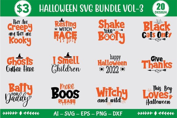 Halloween SVG Bundle