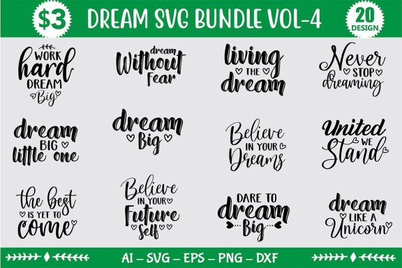 Dream SVG Bundle 