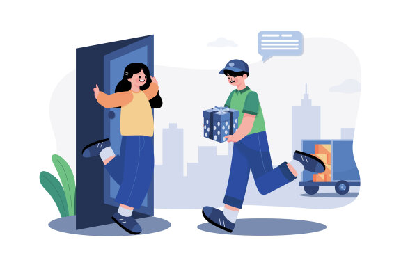 M481_Parcel Delivery Service Illustrations