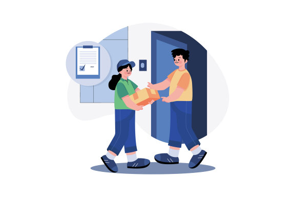 M481_Parcel Delivery Service Illustrations