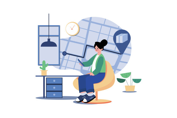 M481_Parcel Delivery Service Illustrations