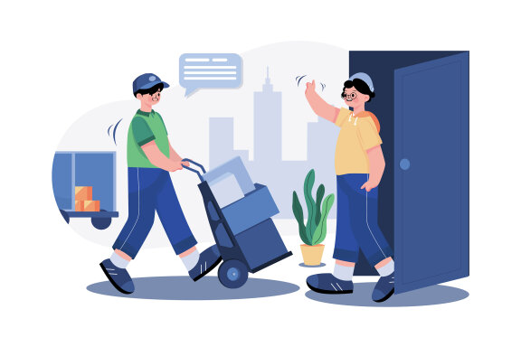 M481_Parcel Delivery Service Illustrations