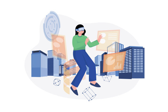 M479_Metaverse Technology Illustration Pack