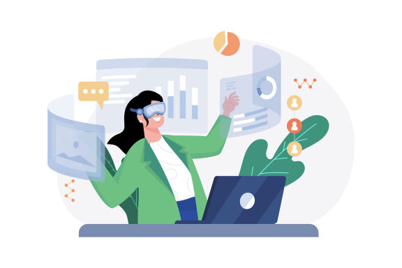 M479_Metaverse Technology Illustration Pack