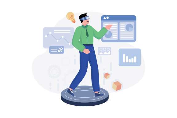 M479_Metaverse Technology Illustration Pack