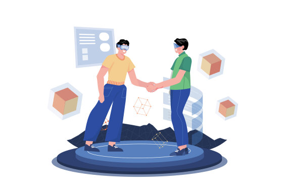M479_Metaverse Technology Illustration Pack