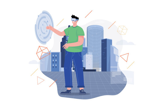 M479_Metaverse Technology Illustration Pack
