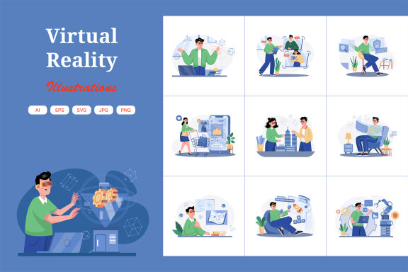 M474_Virtual Reality Illustrations