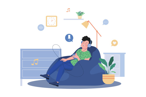 M472_Audio Podcast Illustration Pack