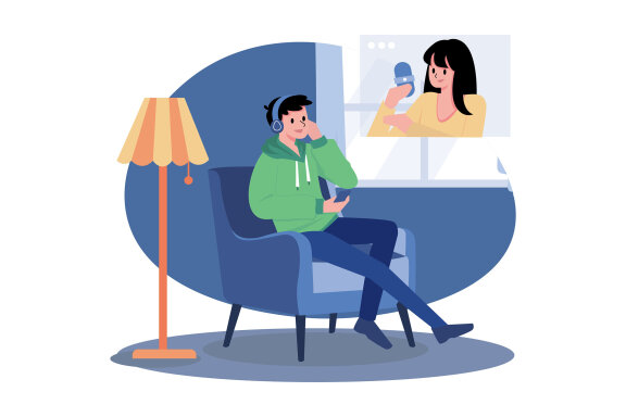 M464_Podcast Illustration Pack