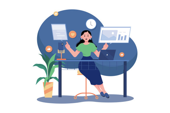 M460_Digital Marketing Illustration Pack