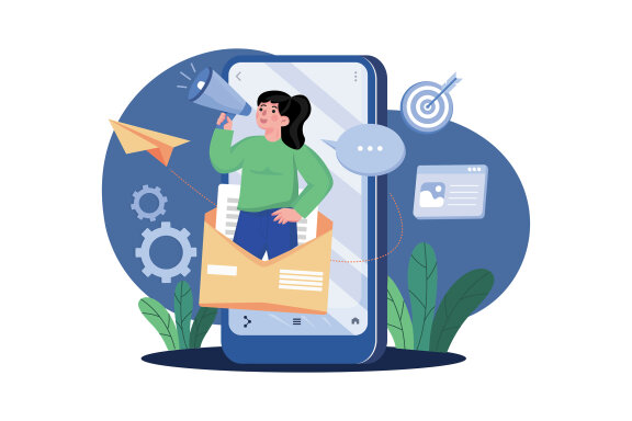 M455_Digital Marketing Illustration Pack