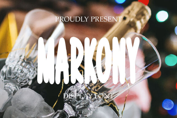 Markony font