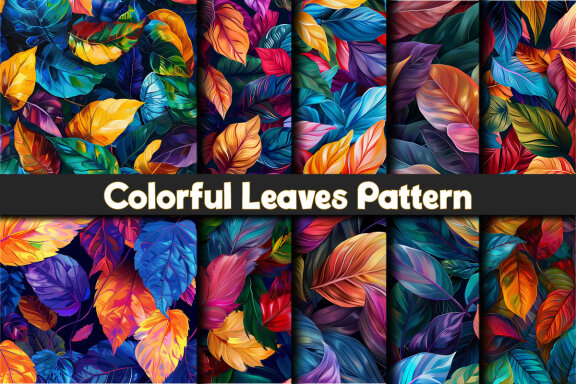 Colorful Leaves Pattern