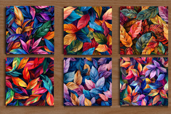 Colorful Leaves Pattern