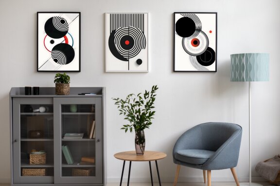 Modern Abstract Wall Art Poster Bundle