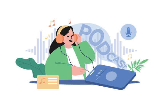 M451_Podcast Audio Illustration Pack